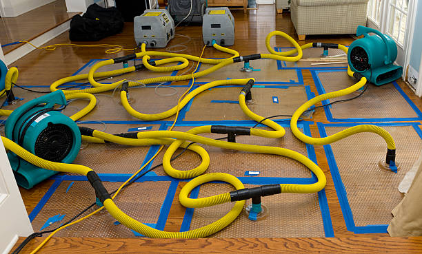 Professional Burst Pipe Water Damage technician working in Lambertville, NJ